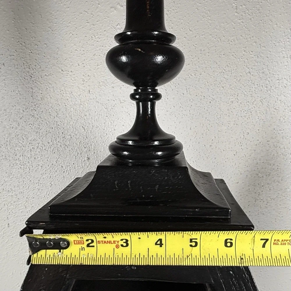 Vintage Stiffel Pyramid Wooden Shelf Wall Mount Book Crystal Stand 2.25 Ft Tall*